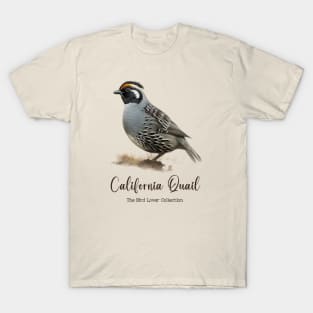 California Quail - The Bird Lover Collection T-Shirt